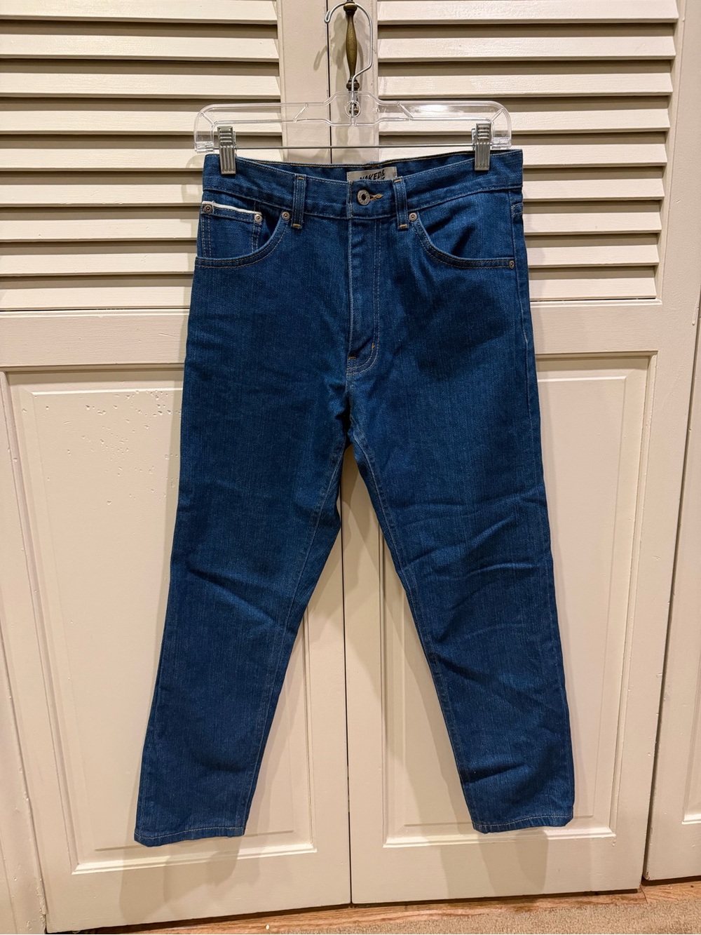 Naked & Famous Max Fit Island Blue Selvedge